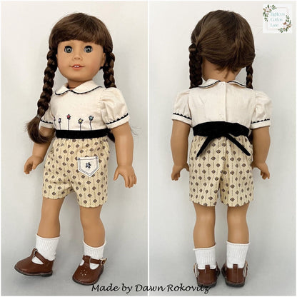 Let's Plant a Victory Garden! 18" Doll Clothes Pattern