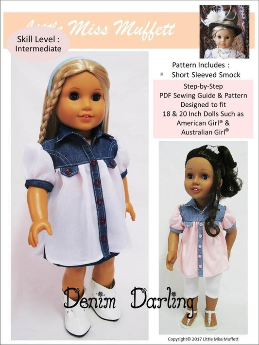 Denim Darling 18" Doll Clothes Pattern