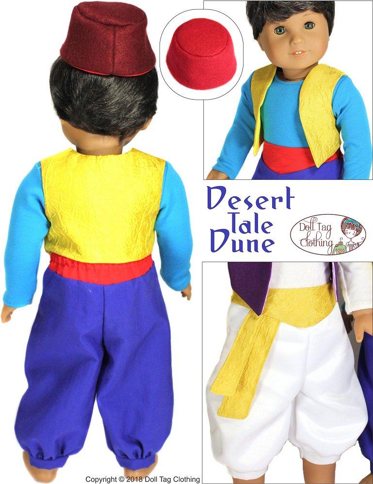Desert Tale Dune 18" Doll Clothes Pattern