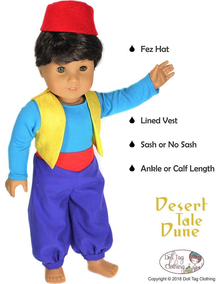 Desert Tale Dune 18" Doll Clothes Pattern