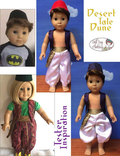 Desert Tale Dune 18" Doll Clothes Pattern
