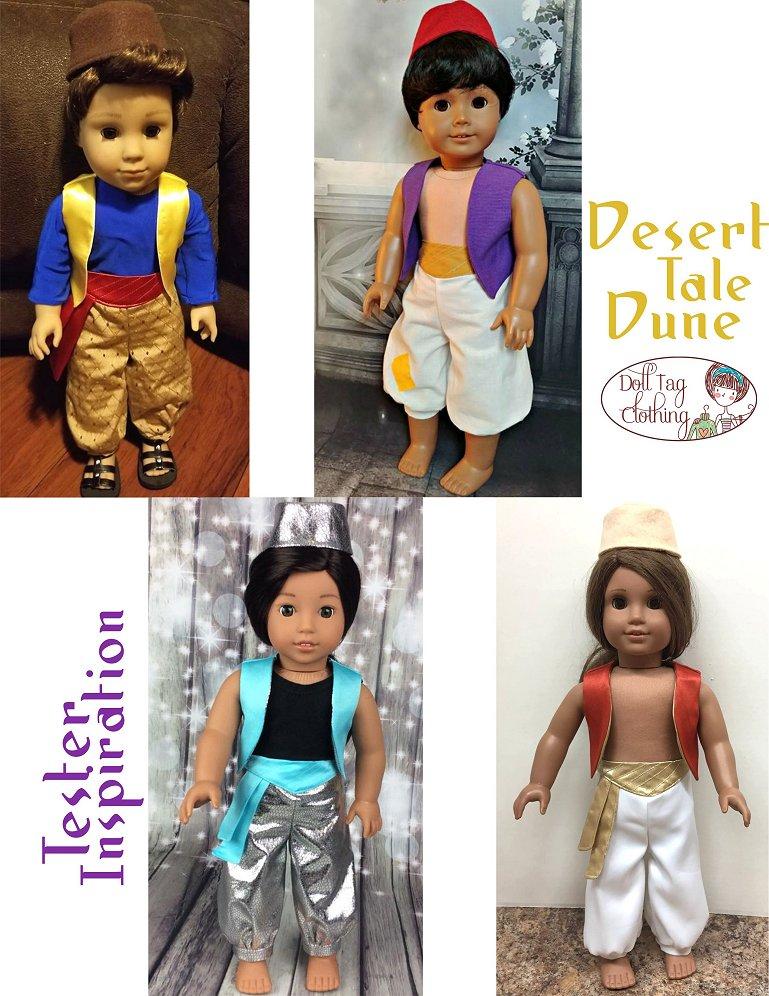 Desert Tale Dune 18" Doll Clothes Pattern