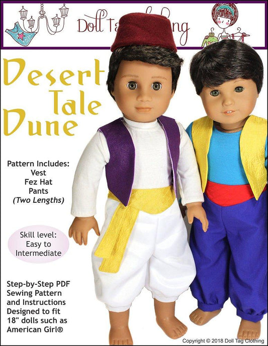 Desert Tale Dune 18" Doll Clothes Pattern