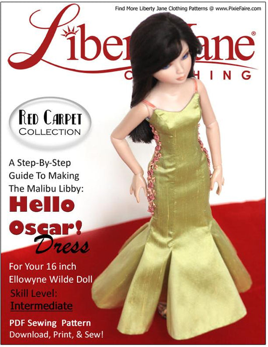 Hello Oscar Dress Pattern for Ellowyne Dolls
