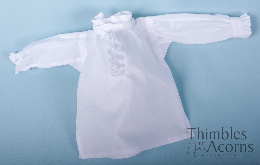 18th Century Shirt 18" Doll Clothes Pattern
