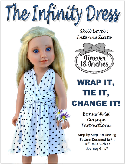 Infinity Dress Pattern for Journey Girls Dolls