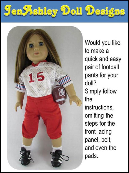 Football Pants 18" Doll Clothes