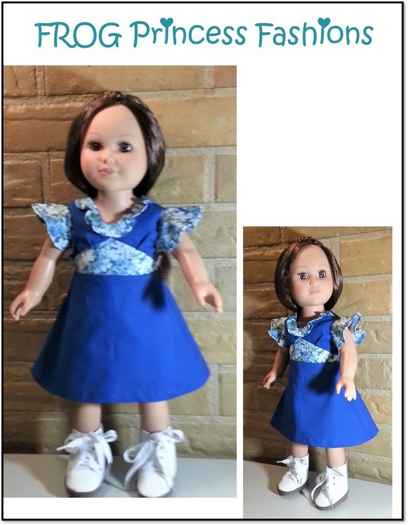 Carolina Girl Dress 18" Doll Clothes Pattern