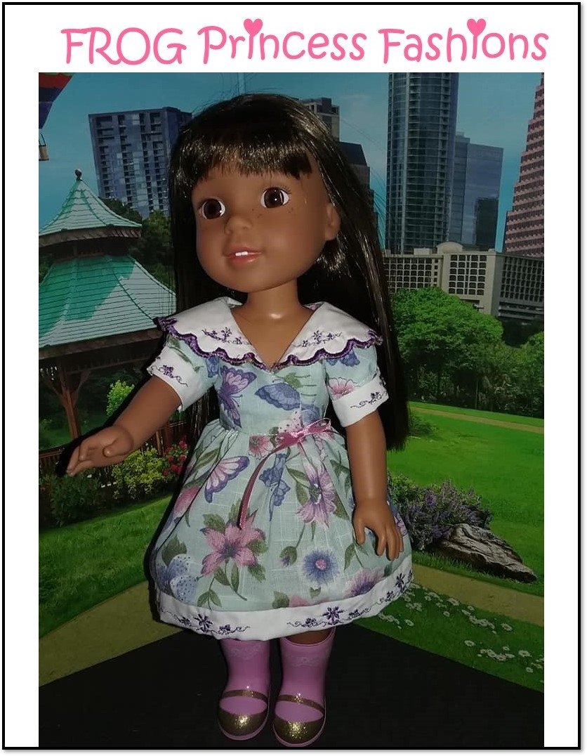 Charm School Dress 14.5" Doll Clothes Pattern