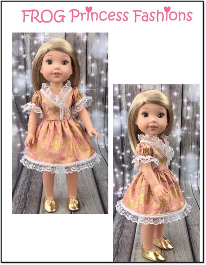 Charm School Dress 14.5" Doll Clothes Pattern