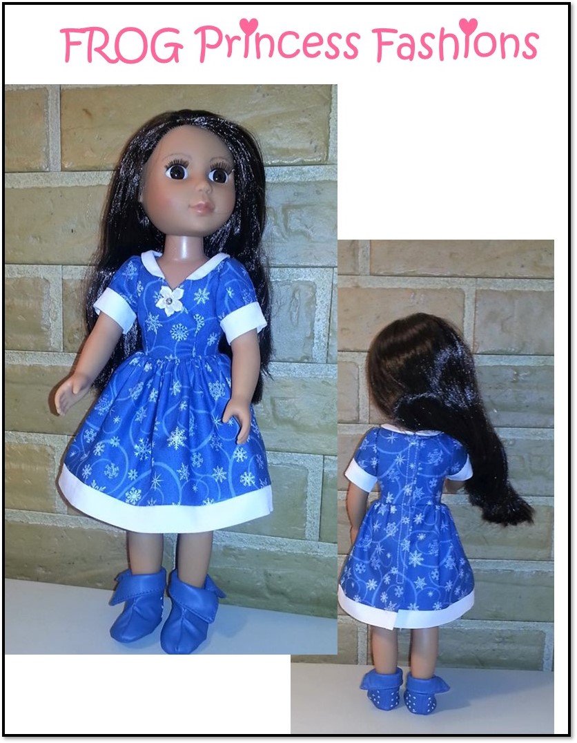 Charm School Dress 14.5" Doll Clothes Pattern
