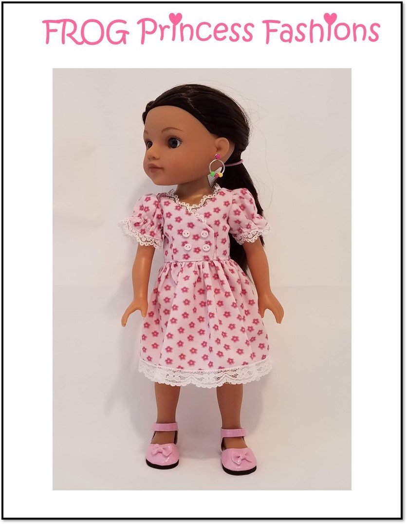 Charm School Dress 14.5" Doll Clothes Pattern