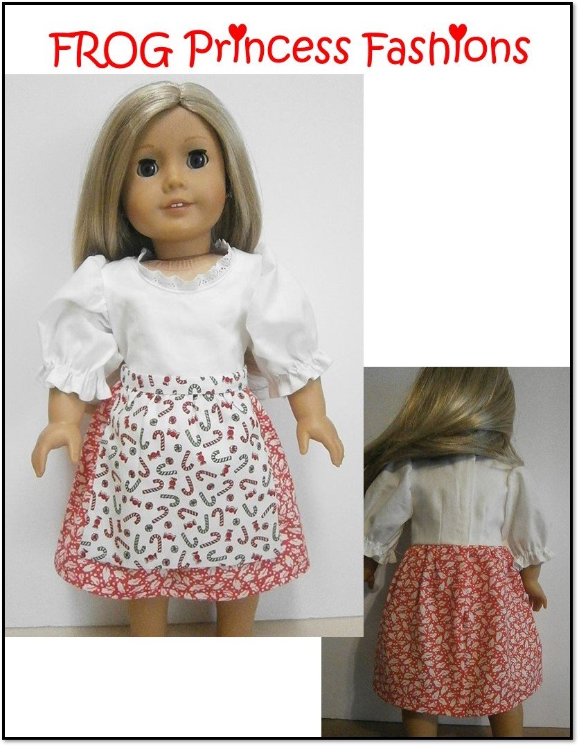 Edelweiss Dress Set 18" Doll Clothes Pattern