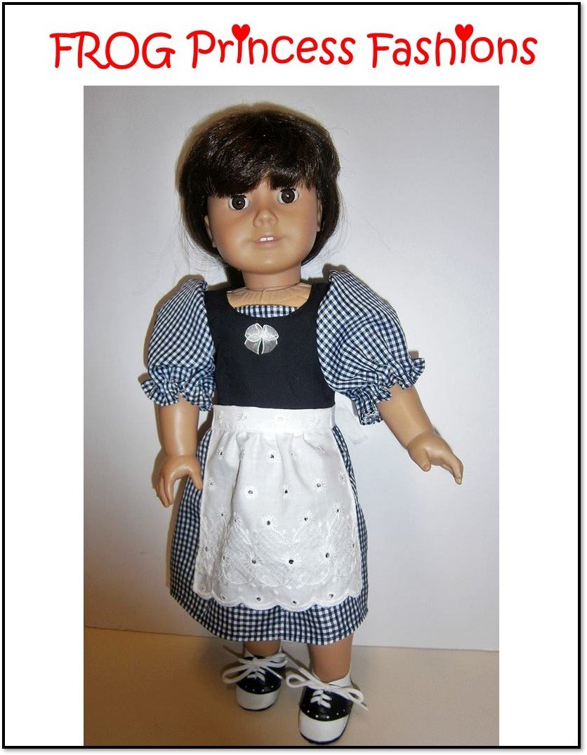 Edelweiss Dress Set 18" Doll Clothes Pattern