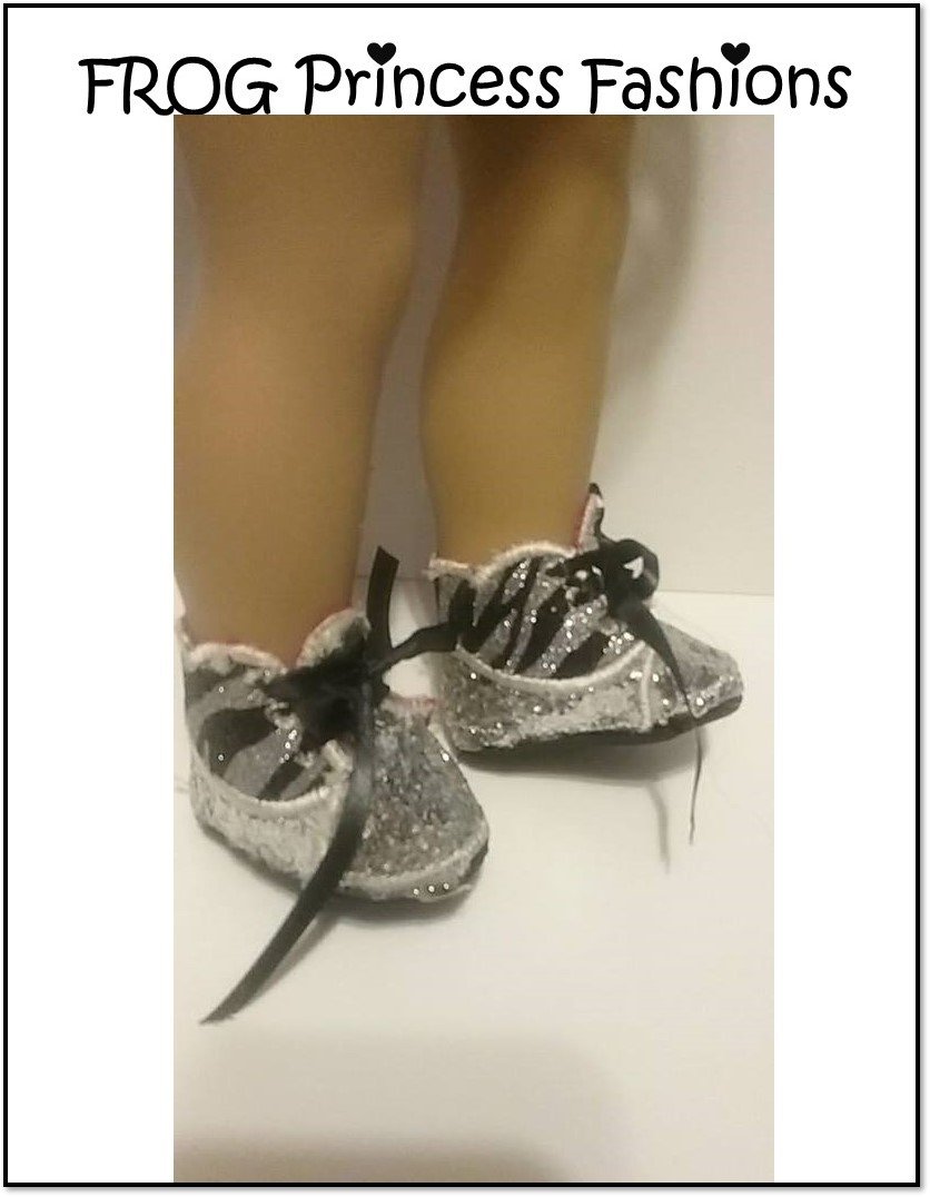 Edelweiss Shoes 18" Doll Machine Embroidery Design