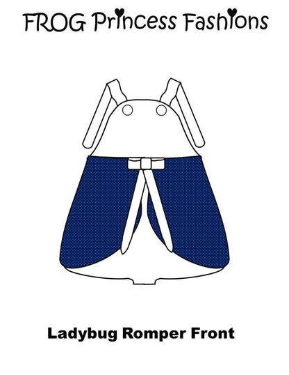 Ladybug Romper 18" Doll Clothes Pattern