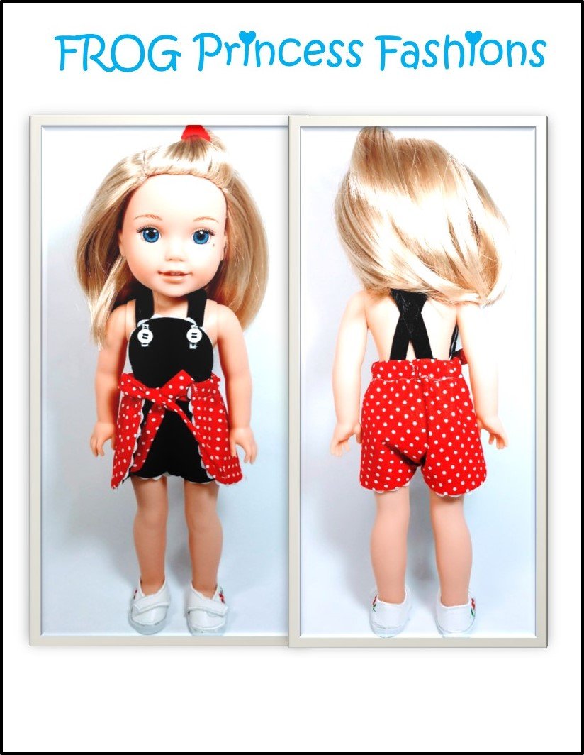 Ladybug Romper 14.5" Doll Clothes Pattern