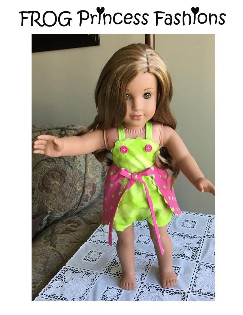Ladybug Romper 18" Doll Clothes Pattern