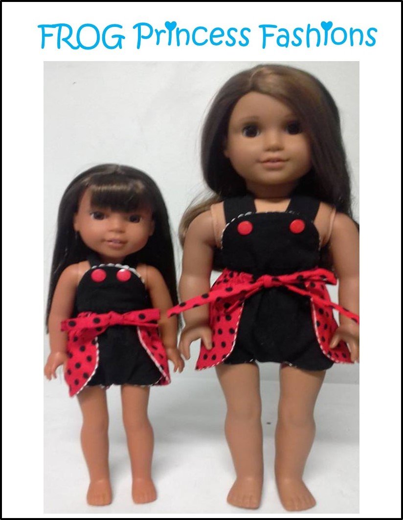 Ladybug Romper 14.5" Doll Clothes Pattern