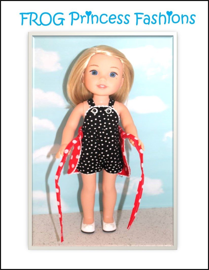 Ladybug Romper 14.5" Doll Clothes Pattern