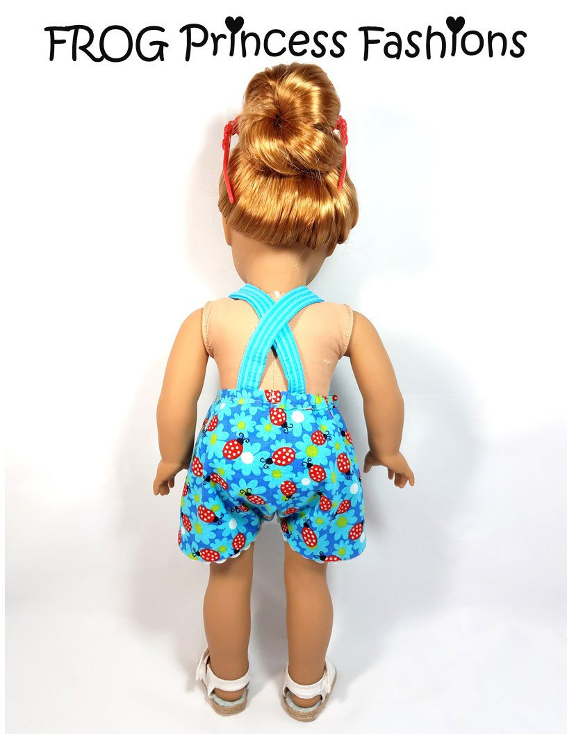 Ladybug Romper 18" Doll Clothes Pattern