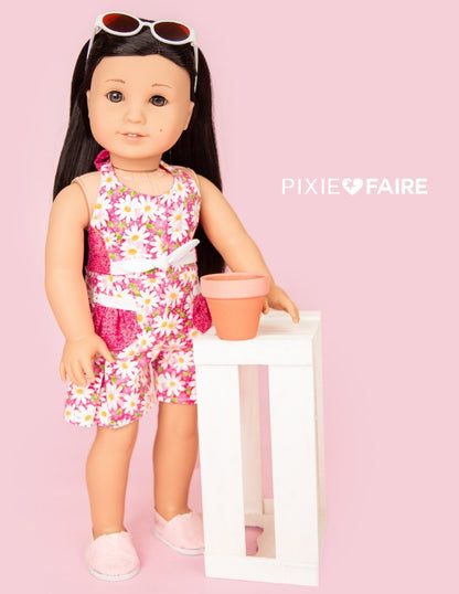 Retro Romper 18" Doll Clothes Pattern