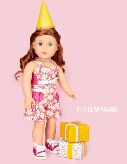 Retro Romper 18" Doll Clothes Pattern