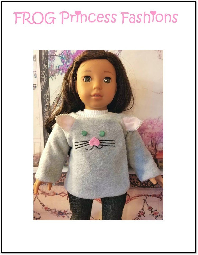 St Francis Jacket 18" Doll Clothes Pattern