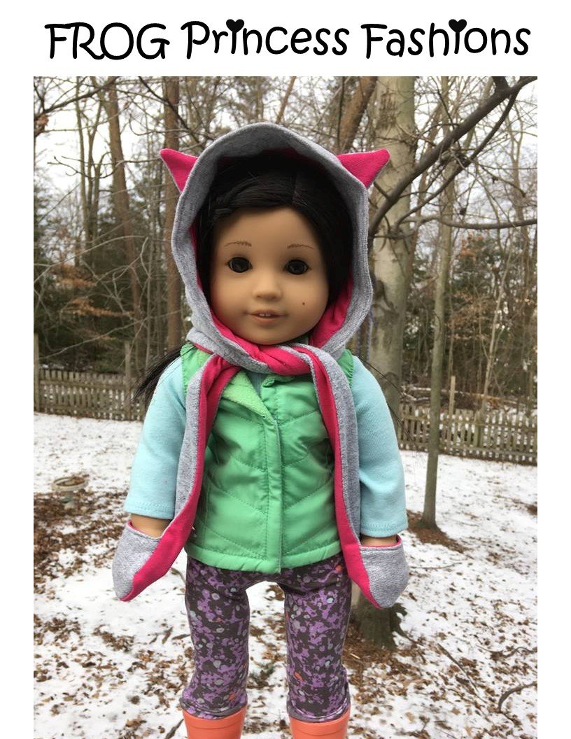 Super Scoodie 18" Doll Clothes Pattern