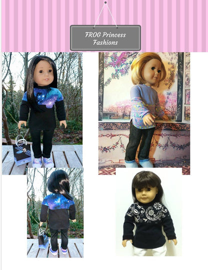 Tulsa Tunic 18" Doll Clothes Pattern