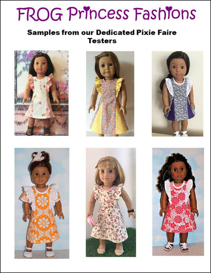 Waikiki Waves Dress 18" Doll Clothes Pattern