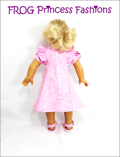 Waikiki Waves Dress 18" Doll Clothes Pattern