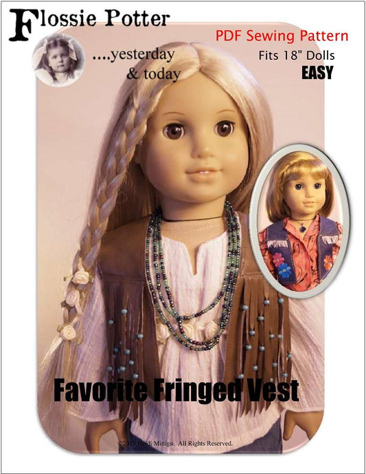 Favorite Fringed Vest 18" Doll Clothes