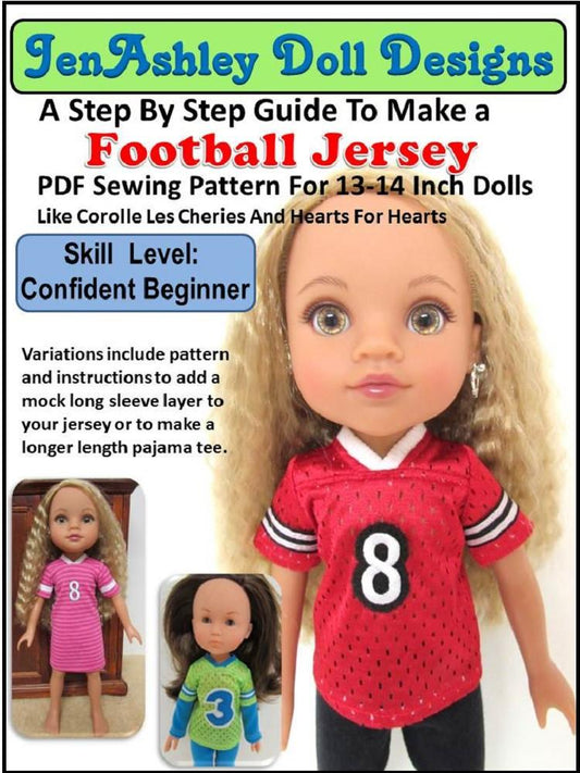 Football Jersey for Les Cheries and Hearts for Hearts Dolls
