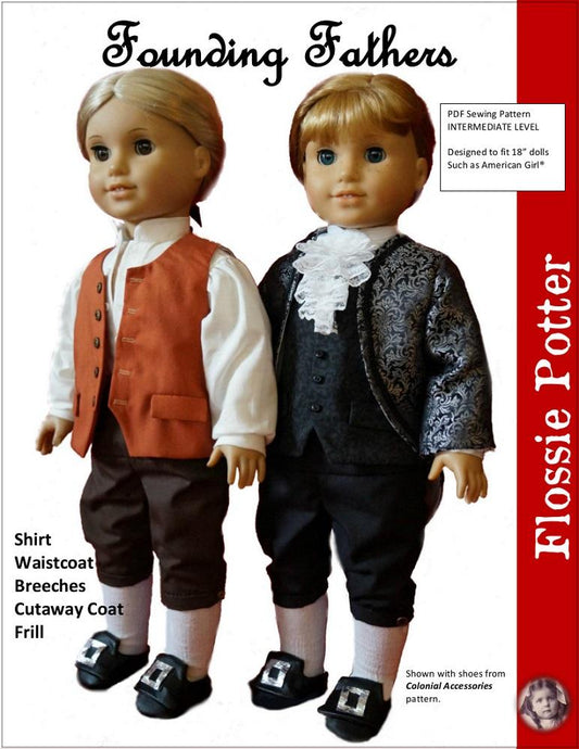 Founding Fathers 18" Doll Clothes Pattern