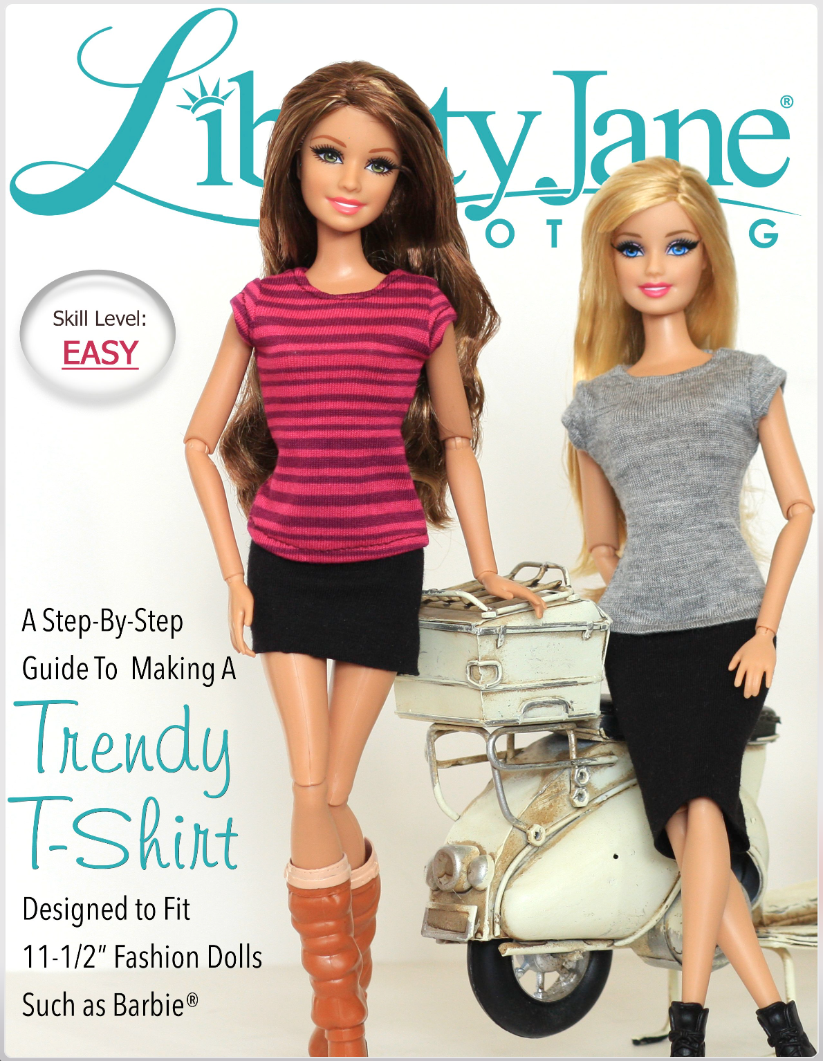 FREE T-Shirt Pattern For 11-1/2" Fashion Dolls