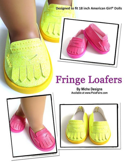 Fringe Loafers 18" Doll Shoes