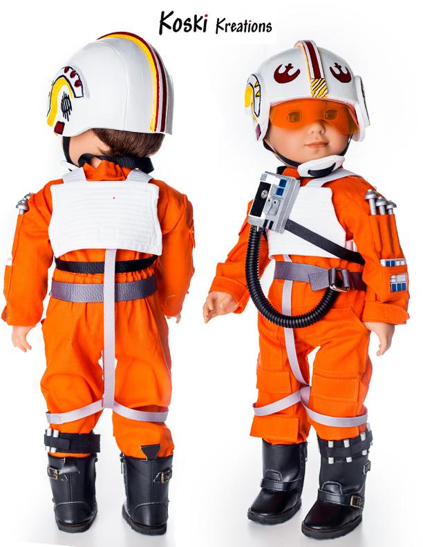 Galactic Pilot 18" Doll Clothes Pattern