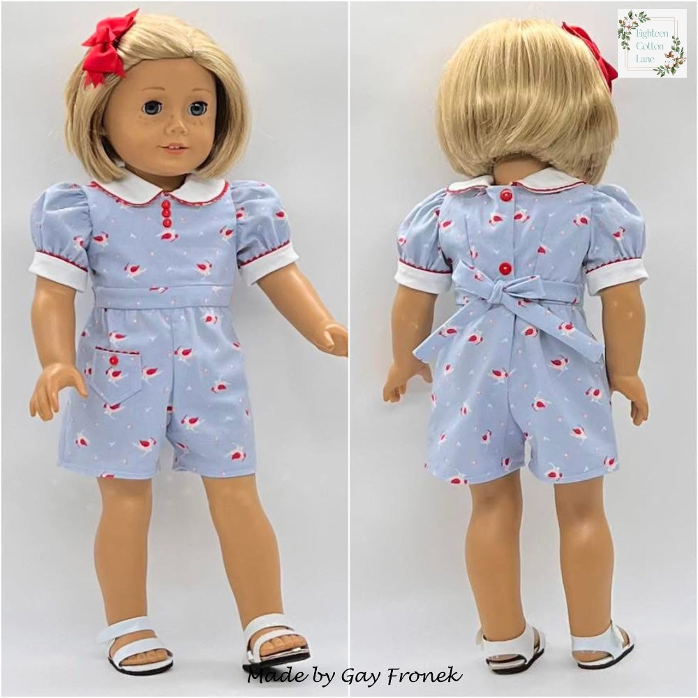 Let's Plant a Victory Garden! 18" Doll Clothes Pattern