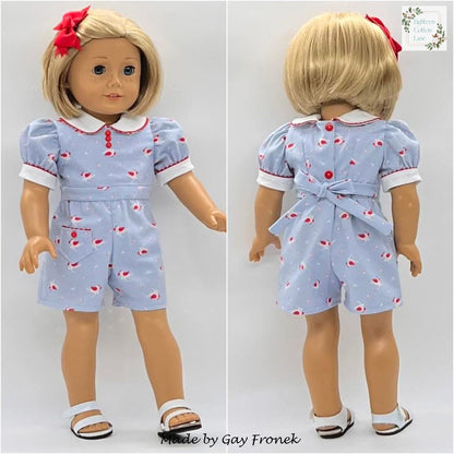 Let's Plant a Victory Garden! 18" Doll Clothes Pattern