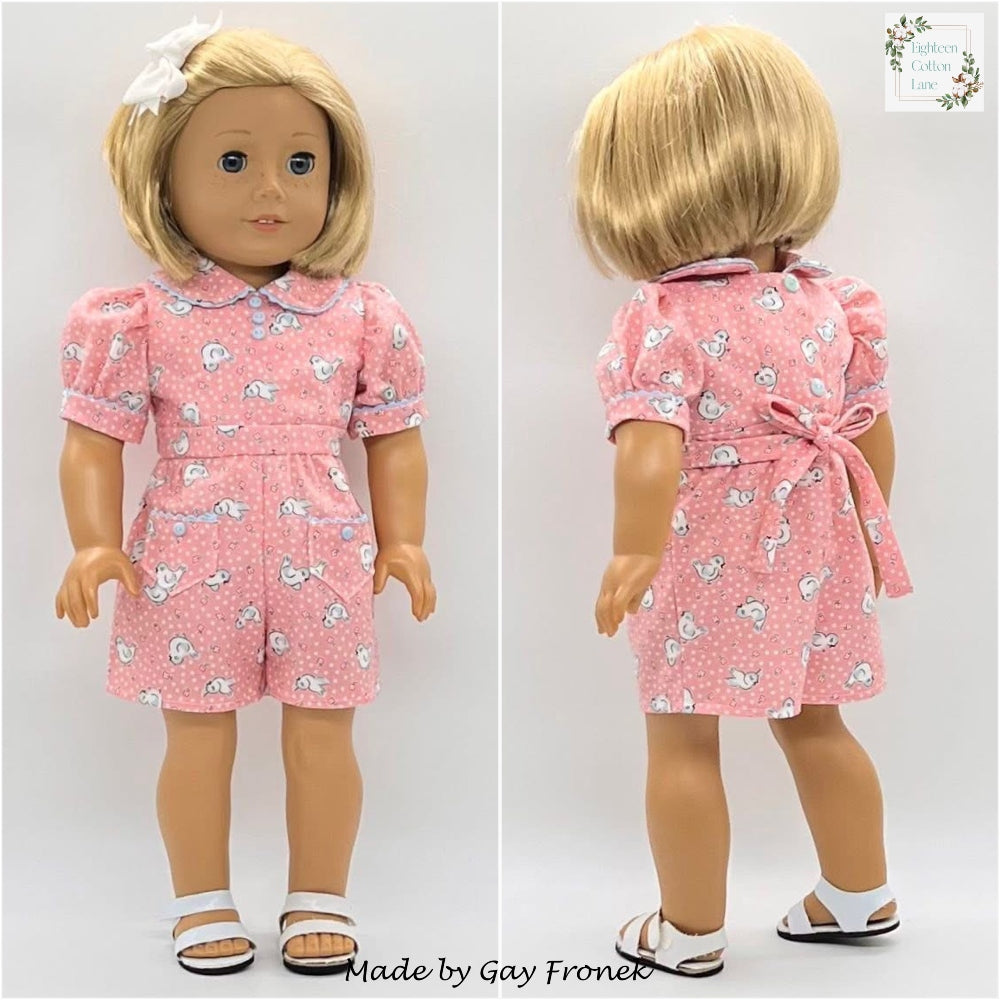 Let's Plant a Victory Garden! 18" Doll Clothes Pattern