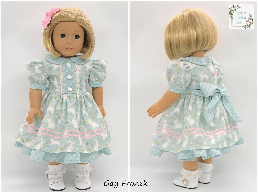 Let's Make Gingerbread! 18" Doll Clothes Pattern