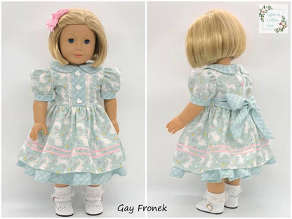 Let's Make Gingerbread! 18" Doll Clothes Pattern