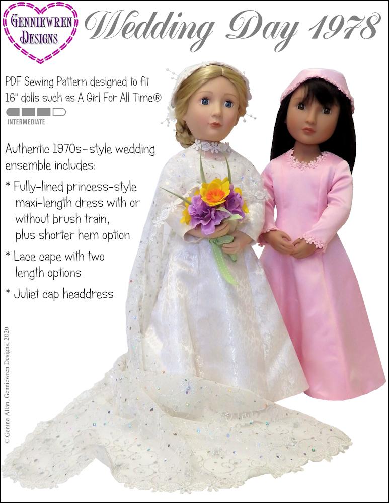 Wedding Day 1978 Pattern for AGAT Dolls