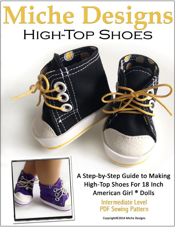 High Tops 18" Doll Shoes