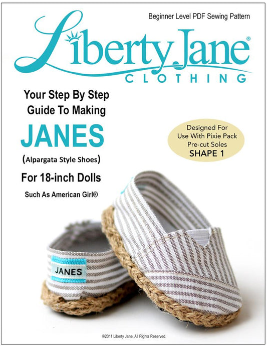 JANES 18" Doll Shoes