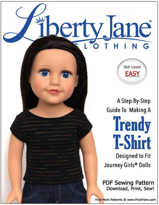 FREE T-Shirt Pattern For Journey Girls Dolls