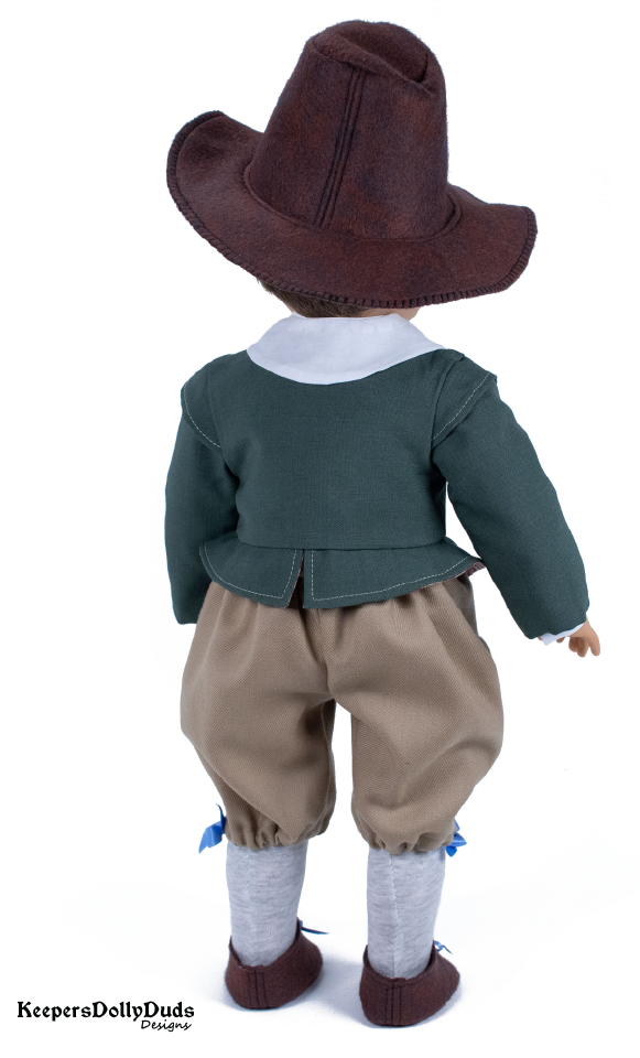 Pilgrim Boy 18" Doll Clothes Pattern