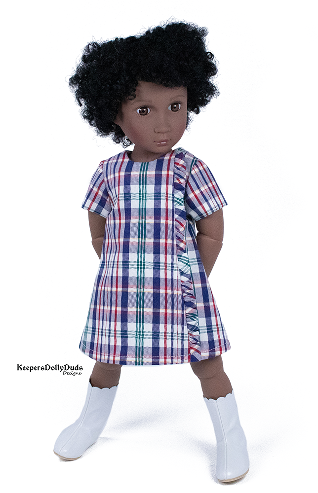 1960s Town and Country Dress Pattern For A Girl For All Time Dolls