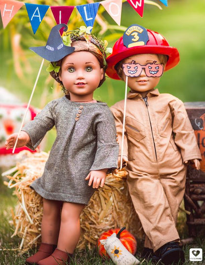 Firefighter Helmet 18" Doll Accessory Pattern